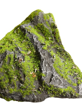 青苔石头泡沫苔藓景观石造景摆件