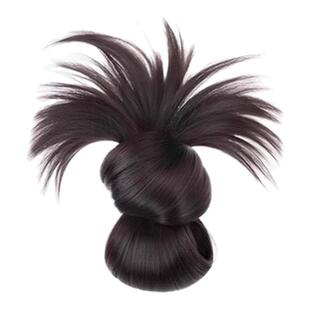 鸡毛丸子头假发抓夹女慵懒感抓夹花苞头盘发神器假发包仿真发发圈