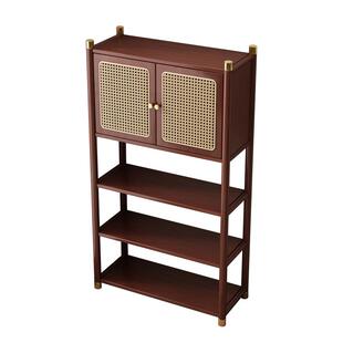 茶柜置物架茶室茶叶放置架小型高级感博古架非实木茶桌边柜茶水柜