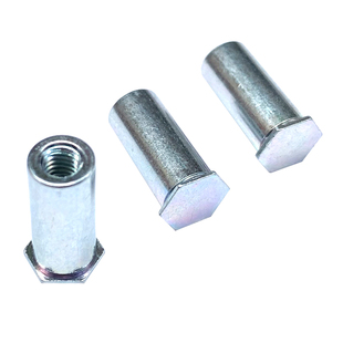 压铆螺母柱镀锌盲孔压铆螺柱六角压板压卯柱5.4BSO-3.5M3M4M5M6M8