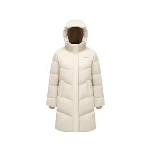 波司登冬款羽绒服中长款女时尚休闲保暖连帽宽松中老年妈妈外套