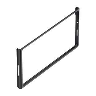 适用小米MIX FOLD3手机壳前盖边框黑色硬壳超薄mixfold3塑料PC保护外套