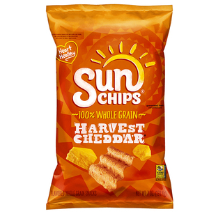 Sun Chips Harvest Cheddar Cornflake美国阳光牌车达芝士玉米片