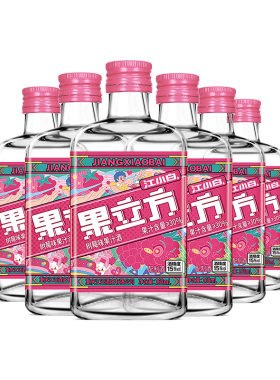 【新口味】江小白果立方168mL*6瓶树莓味低度微醺甜酒果酒果汁酒