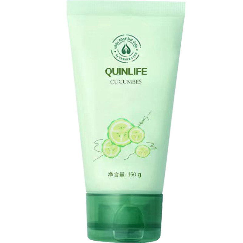 泰国QUINLIFE小黄瓜洗面奶深层清洁毛孔补水保湿不紧绷洁面乳