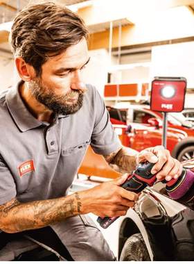 FLEX锂电偏心抛光机 PXE 80 10.8-EC 汽车打磨打蜡二合一小巧轻便