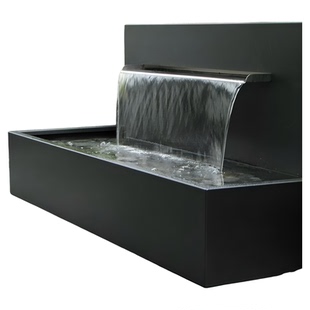 不锈钢鱼池流水摆件循环水庭院花园水池户外景观喷泉金世达水造景