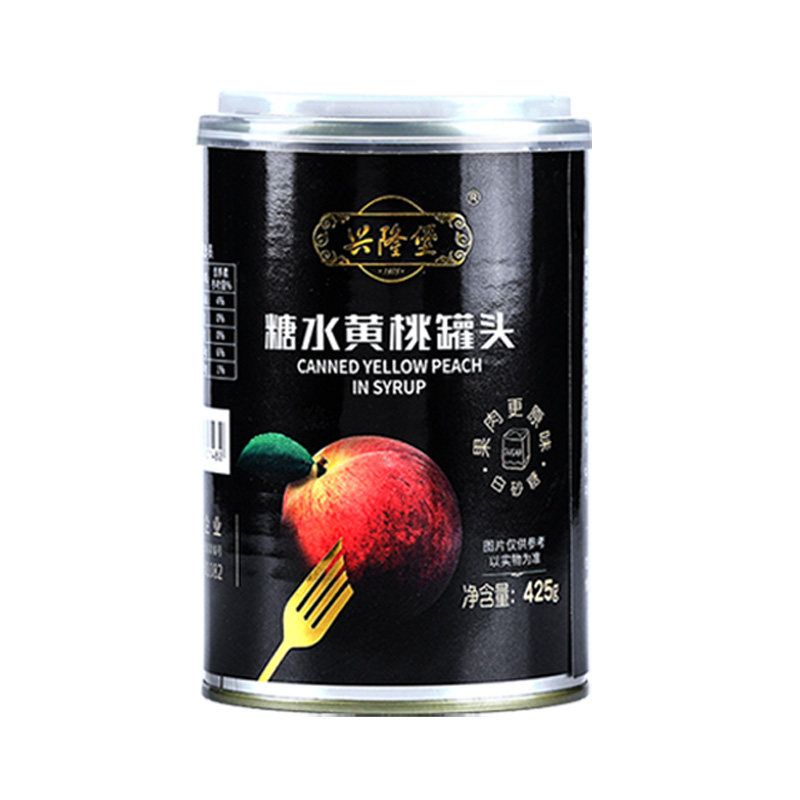 黄桃罐头425g水果罐头桃零食商用
