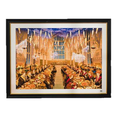 哈利波特正版周边霍格沃茨大礼堂拼图解压解闷手工益智玩具礼物