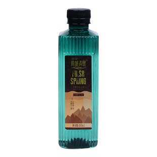 甬城清泉琉璃绿FU.SR400ml四明山天然含锶偏硅酸矿泉水