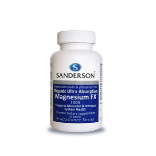 新西兰Sanderson甘氨酸镁成人儿童多动补镁柠檬酸镁抽动缓释补剂