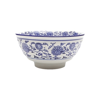 青花瓷商用七寸八寸面碗牛汤面瓷碗面馆专用陶瓷吃面碗大碗餐具