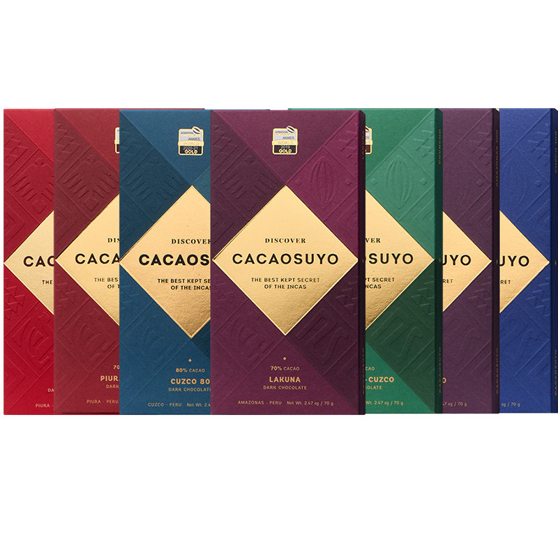 cacaosuyo秘鲁进口70g巧克力排块