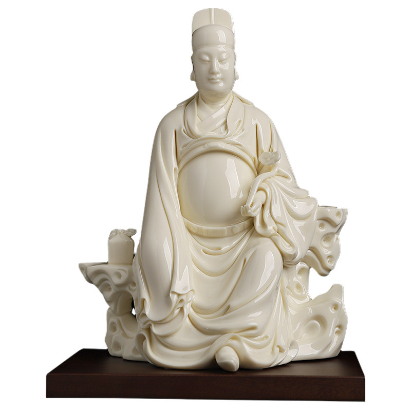 陶瓷文昌帝君像大师张明贵作品