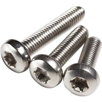 304不锈钢盘头梅花圆头防盗螺丝