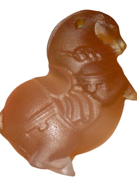 天然红玛瑙12生肖马吊坠唐马吊坠