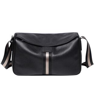 男士斜挎包真皮2025新款商务休闲高级感背包头层牛皮包男包单肩包