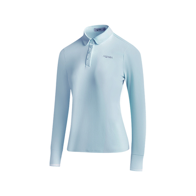 【专业高尔夫】HONMA2025新款女长袖polo衫吸湿速干亲肤弹力