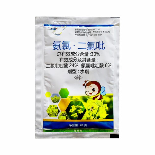 油菜专用除草剂 30%氨氯二氯吡啶酸白萝卜甘蓝油菜除阔叶杂草农药