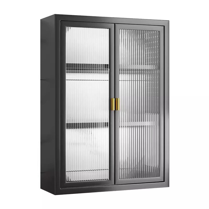厨房置物柜壁挂式多层小壁柜调料品收纳柜调料瓶储物柜调料置物架