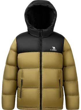 骆驼火焰山羽绒服短款休闲