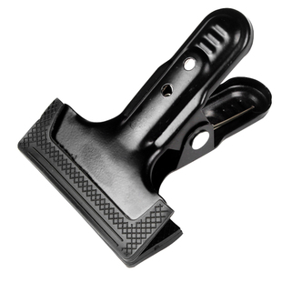 摄影拍照夹子金属大力夹 金属夹 背景幕布 布纸PVC板夹子多用固定夹硫酸纸夹旗板鱼嘴背景夹 四只装 反光板夹