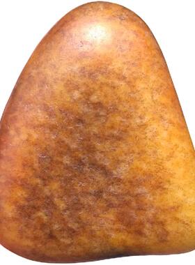 新疆和田玉天然黄沁籽料原石吊坠