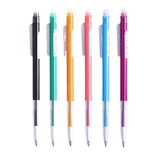 晨光彩色按动可擦中性笔笔H9501按动热可擦摩易可擦多色擦笔0.38mm子弹头小学生热可擦笔芯3-5年级少女手账