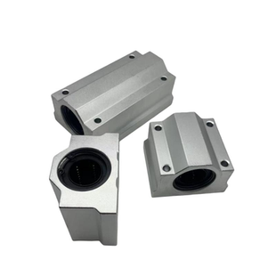 箱式滑块光轴导轨滑块SC6 8 10 12 16SBR20 25UU直线开口滑块轴承