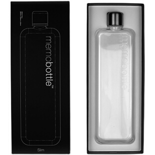 澳洲Memobottle网红扁平纸张水杯户外便携运动水壶塑料随手杯防摔