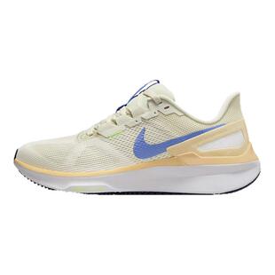 Nike Zoom Structure 25 米白蓝 女款 低帮 训练跑步鞋DJ7884-004
