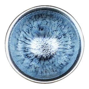 建阳原矿建盏 大百花盏将军杯手工铁胎天目茶具茶盏茶杯主人杯