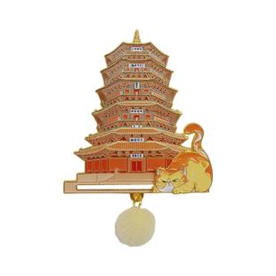 密密主文创塔喵金属冰箱贴正版可爱猫猫可移动磁吸毛绒金属冰箱贴