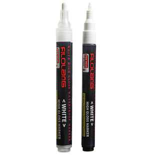 拍立得笔相册写字笔彩色白色涂鸦笔丙烯水性笔手绘大头照片记号笔