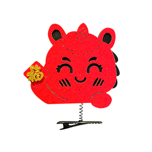 新年晚会春节装扮发箍儿童头箍节日头饰发卡过年活动拍照道具发饰