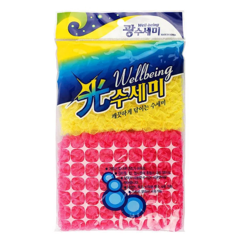 韩国光抹布洗碗巾月光抹布家用不沾油起泡纱厨房清洁百洁布2P装