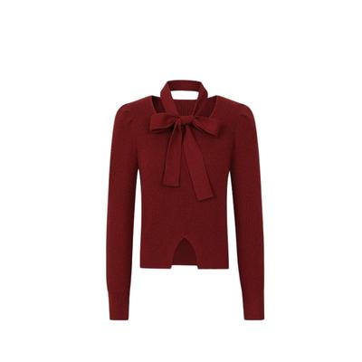 GCRUES方领毛衣（配飘带）