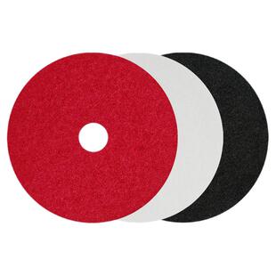 金信洗地机百洁垫17寸20地板清洁去污起蜡垫红色白色抛光垫白洁