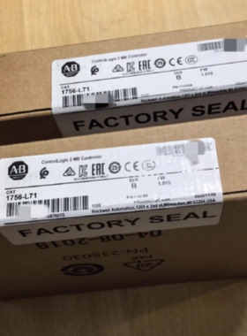 议价1756-L71 ControlLogix Logix5571处理器，带2兆字节内存 175