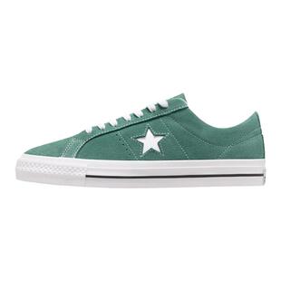CONVERSE One Star Pro OX 匡威低帮绒面革百搭休闲帆布鞋绿色