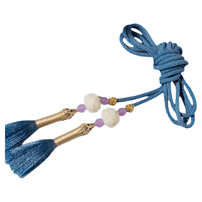 花色流苏男女款手工装饰瞳莞汉服