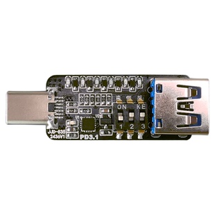 PD3.1/3.0快充协议诱骗器C母转DC/C公USB接线柱12V20V28V测试老化