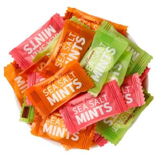 比比赞薄荷味糖糖果清凉清新口气过年年货小零食商用招待散装批发