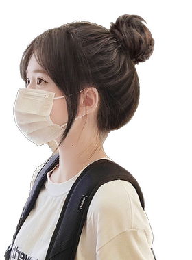 真发丸子头自然假发圈女花苞神器