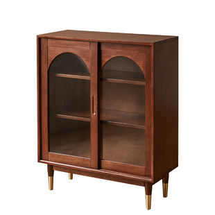 实木斗柜复古卧室置物柜餐边柜抽屉柜组合书柜收纳柜客厅落地立柜