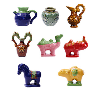 考古挖掘盲盒唐三彩青铜器三星堆青花瓷帝国玉玺网红diy挖宝玩具