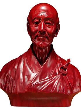 雕刻弘一法师现代中式风工艺品