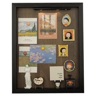 高级油画磁吸电表箱盒遮挡画开关盒遮丑挂画感应夜灯电表箱装饰画