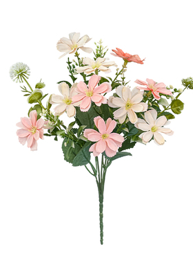 蝴蝶雏菊仿真花假花摆设婚庆花艺