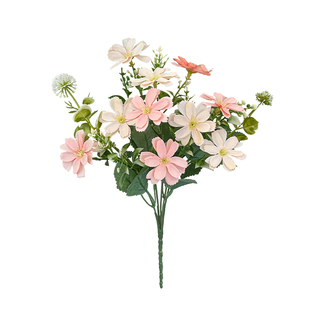 多巴胺色蝴蝶雏菊仿真花假花摆设婚庆花艺装饰花家居干花花束摆件